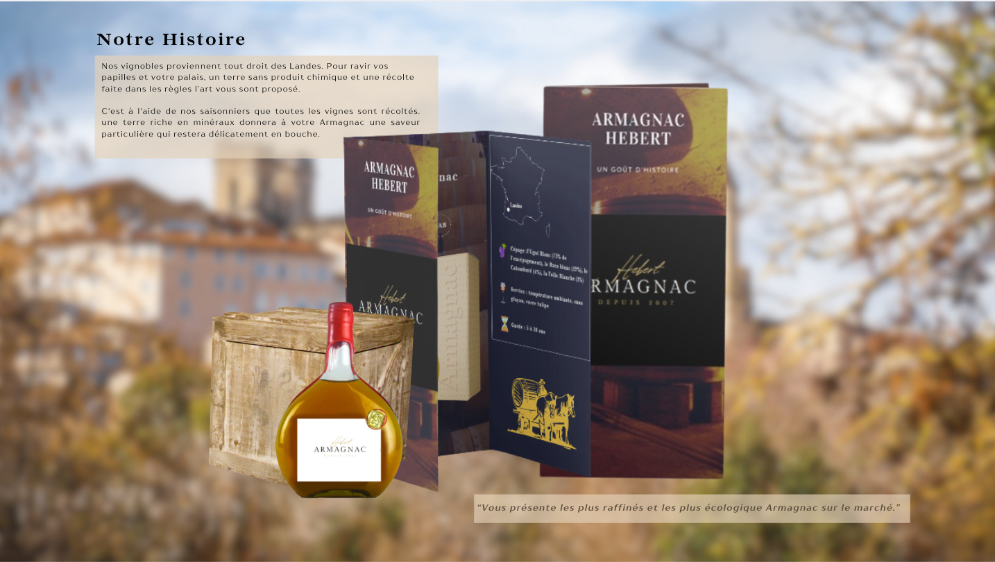 Dépliant Luxe Armagnac